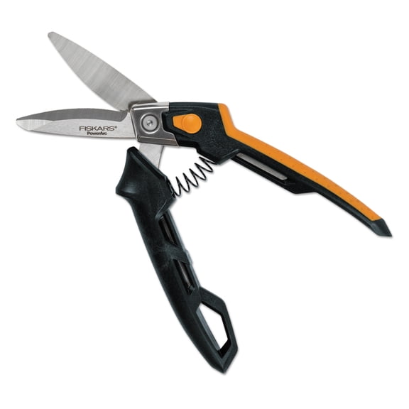 Fiskars PowerArc Utility Snips, Orange -FSK7103001002