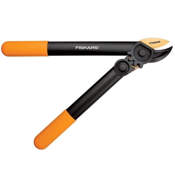 Fiskars PowerGear Anvil Lopper, 15 Inch, Black