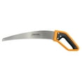 thumbnail image 1 of Fiskars PowerTooth Softgrip D-handle Saw 15in, Fixed Blade Handsaw, Wood Cutting, New, 1 of 11