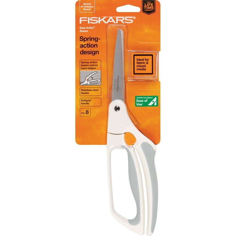 Fiskars 199110 No 8 Easy Action Bent Scissors