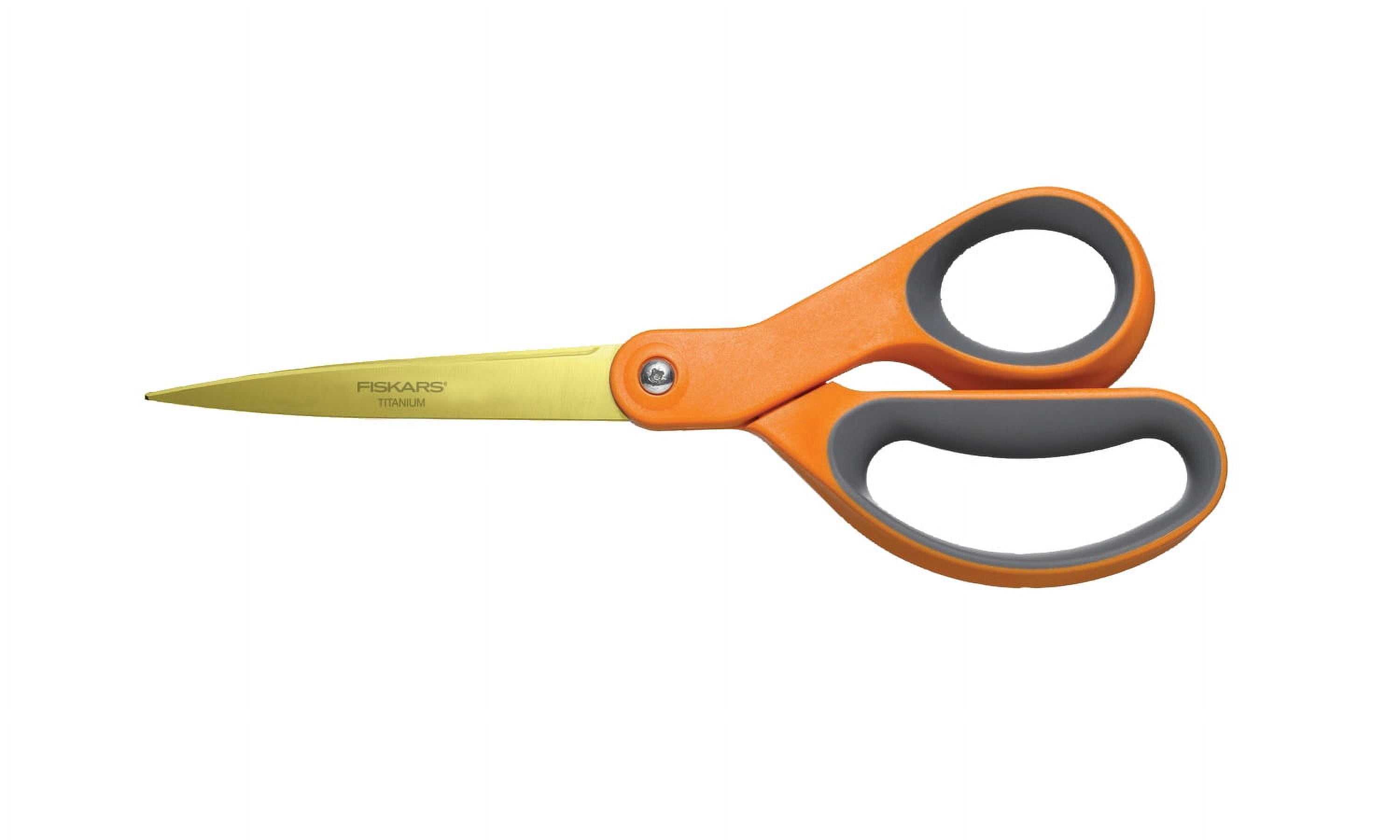 Fiskars 8 Inch Softgrip Scissors Straight, Stainless Steel (01