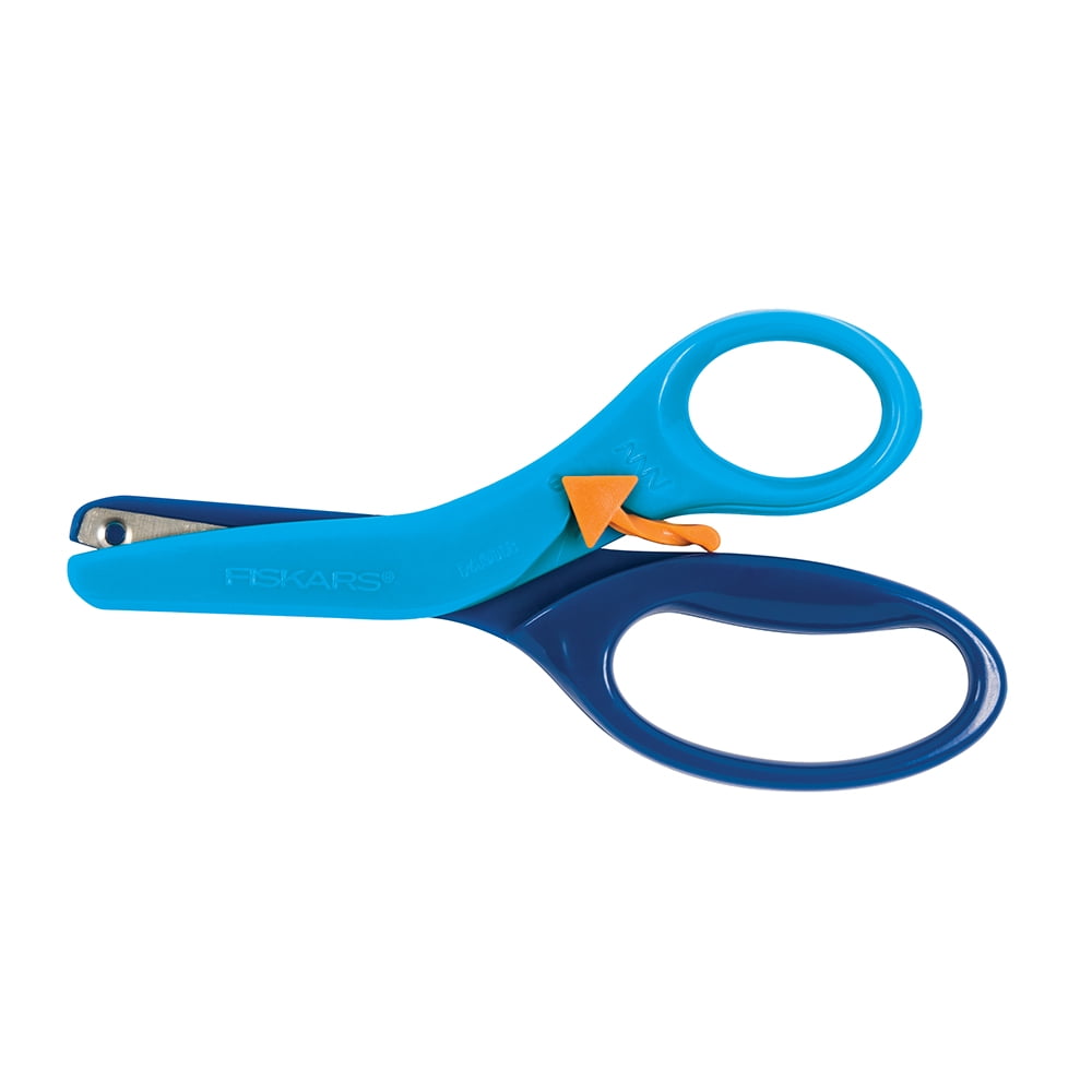 They're childrens' training scissors. Like for pre-schoolers. The