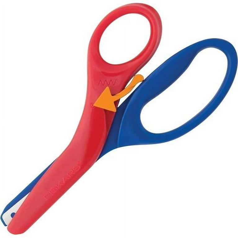 Fiskars Preschool Training Scissors - 1.50 Cutting Length - 5 Overall Length - Straight-right - Blunted Tip - Assorted