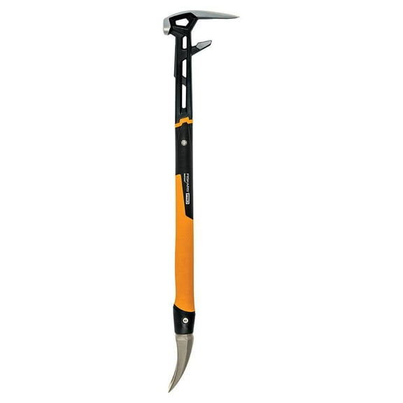 Fiskars Pro IsoCore Wrecking Bar (30 Inch), Black and Orange