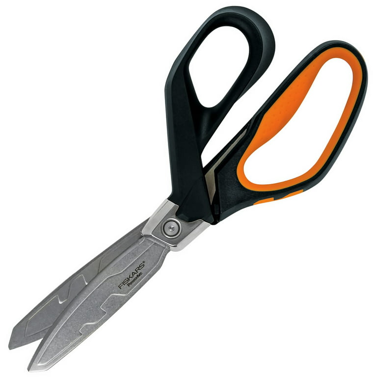 Fiskars Pro PowerArc Shears - 10 Heavy Duty Scissors - Building and  Construction Tools - Orange/Black