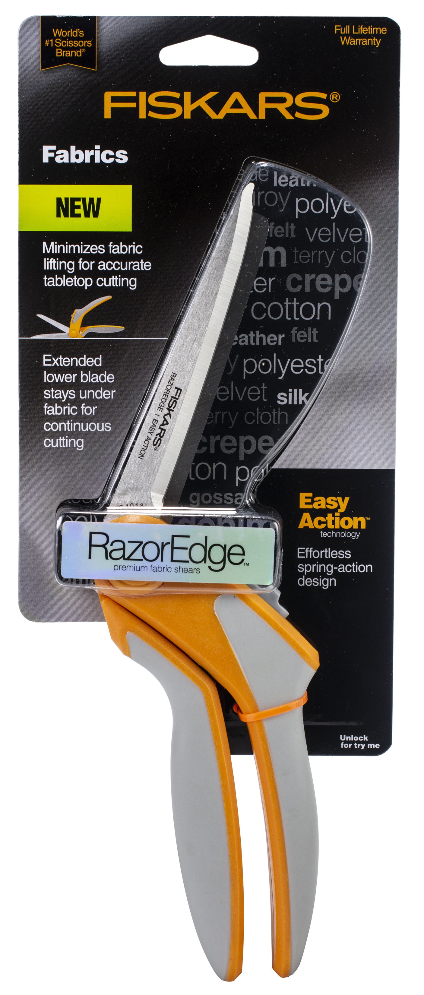 Fiskars RazorEdge Easy Action Fabric Shears 9