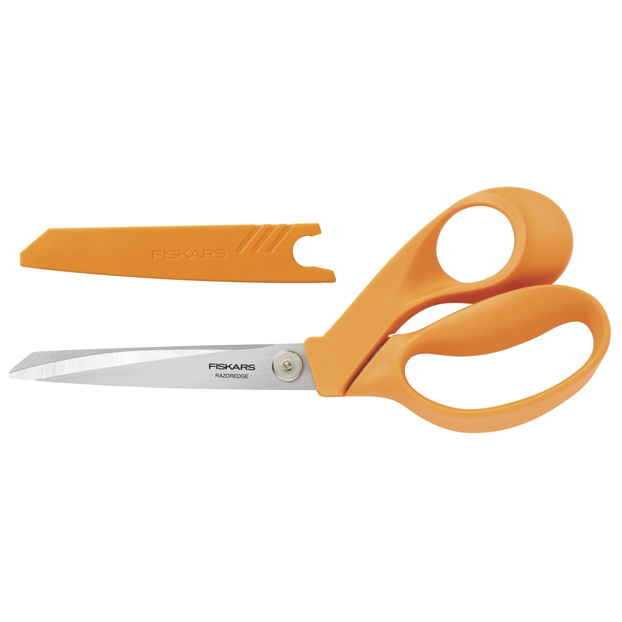 Fiskars Kids Scissors Pointed-Tip, 3 Pack, Red, Blue, and Red Yellow Lightening