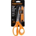 thumbnail image 1 of Fiskars RazorEdge SoftGrip Fabric Scissors, 8" Heavy Duty Bent Blade, Orange, 1 of 8