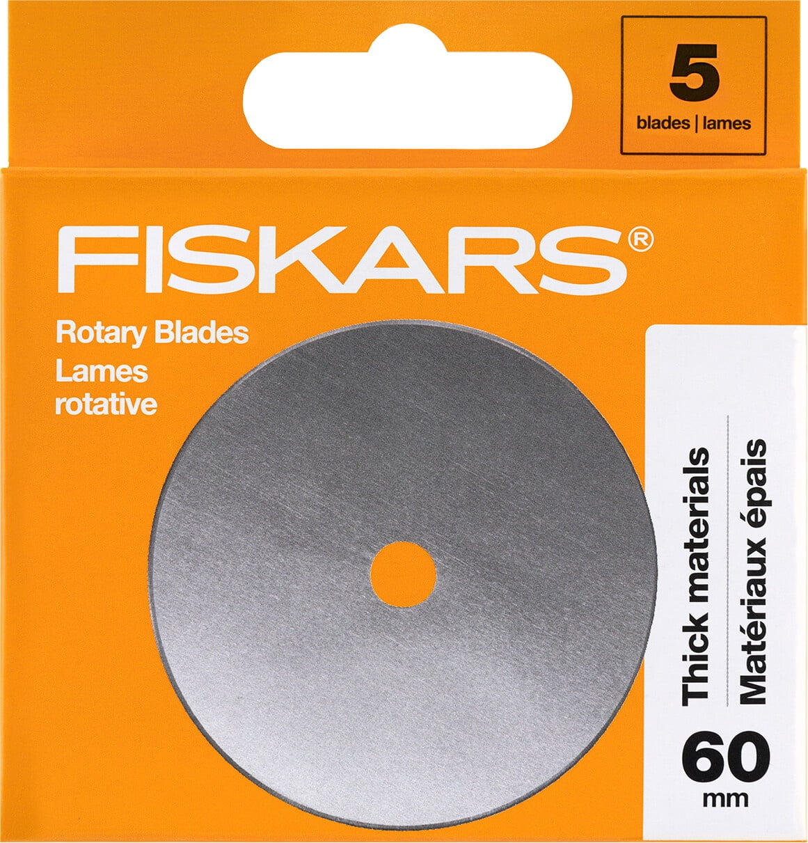 Fiskars Rotary Cutter Blade Refill 60mm 5/Pkg