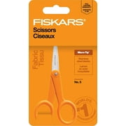 Fiskars Scissors 5 Inch Micro-Tip Scissors, Orange