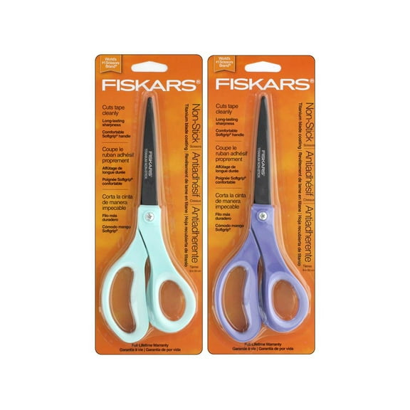 Fiskars Scissors 8" SoftGrip Straight Astd