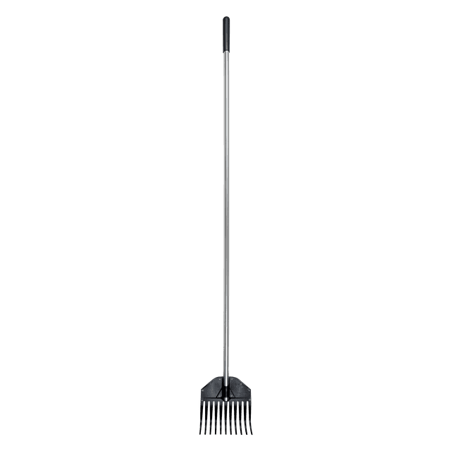 Fiskars Garden Rake for clearing leaves from beds and shrubs - Walmart ...