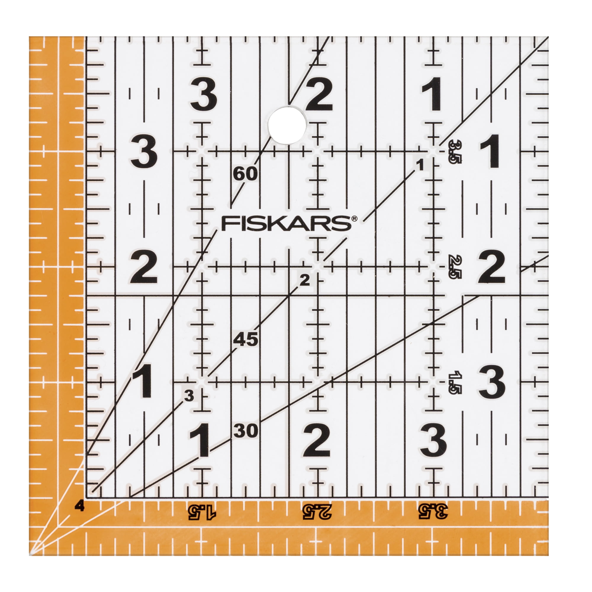 Fiskars Easy-to-Read Square Acrylic Ruler