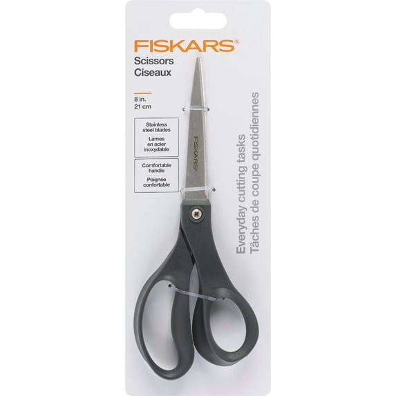 Fiskars Stainless Steel Scissors - Pointed Tip, 7 in Blade - 1 Piece