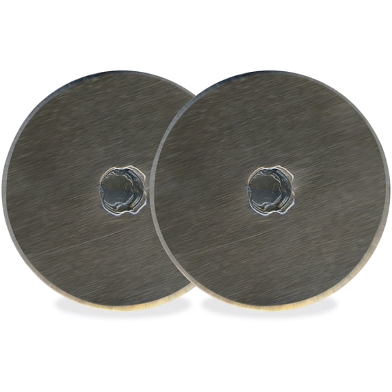 Fiskars SureCut LED Rotary Trimmer Rotary Blades, Silver, 2 / Pack (Quantity)