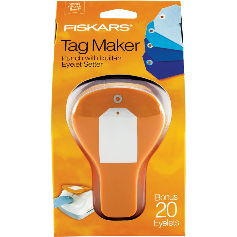 Fiskars Tag Maker Punch-Simple, 1 count - Fry's Food Stores