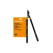Fiskars Telescopic Bypass Lopper Garden Tool, 24.5-37 Steel Handle and Blade, Black and Orange