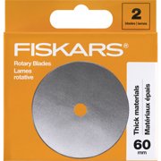 Fiskars® Titanium Straight Rotary Blade 60 mm, 2ct.