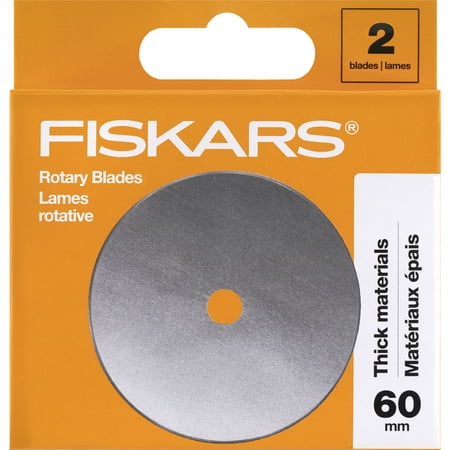 Fiskars® Titanium Straight Rotary Blade 60 mm, 2ct.