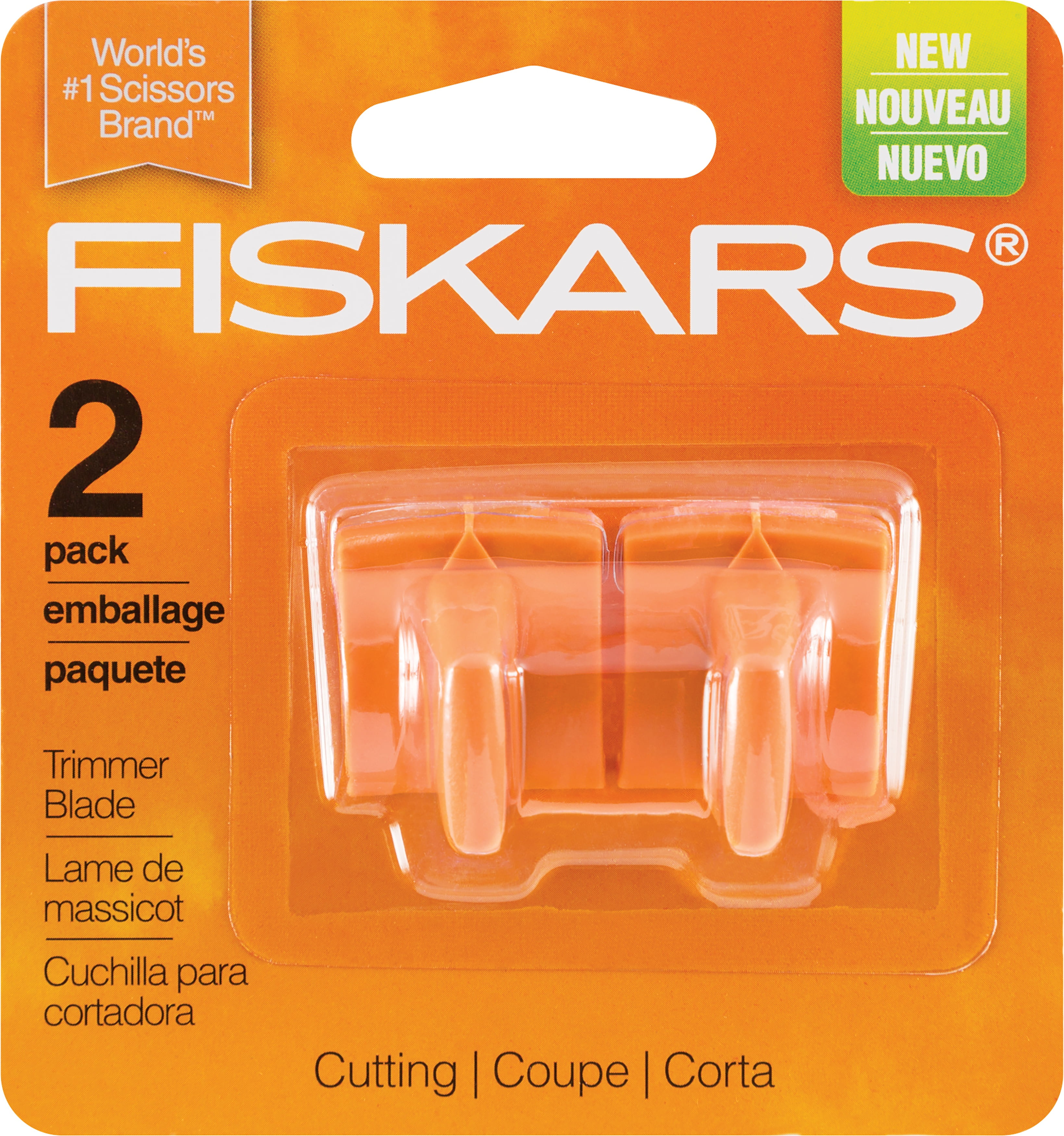 Fiskars - Reinforced Trimmer Blades - Style K - 2 Pack