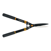Fiskars Wavy-Blade Hedge Shears with Adjustable Blades (25"), 1 Count, Black