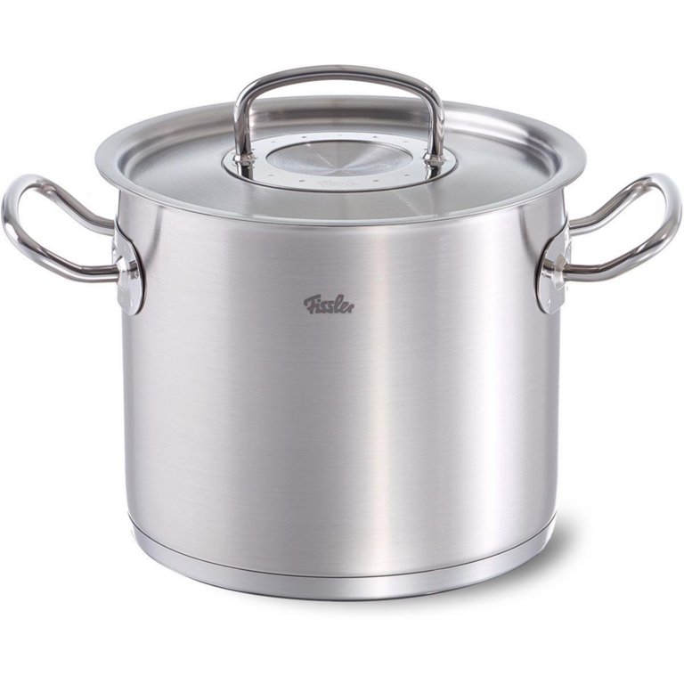Fissler Original-Profi Collection® Large Stainless Steel Stock Pot, Extra Cooking Soup, 9.6 Quart