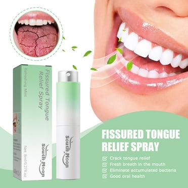 Fissured Tongue Relief Spray,spray That Rapidly Refreshes Your Breath.8ml
