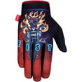 thumbnail image 1 of FIST Handwear Baxter Maiwalk Gnarly Gnala Gloves Black (X-Small, Red Black), 1 of 3