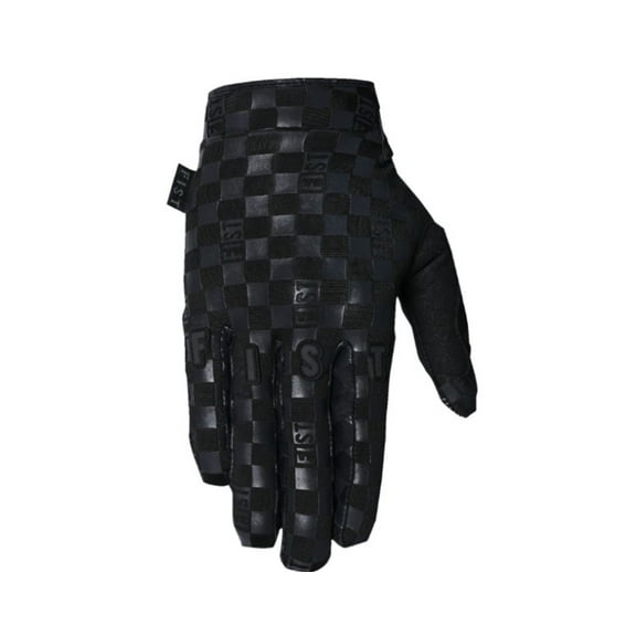 Fist Chequer Frosty Cold Weather Gloves Black Medium