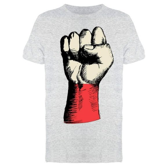 Fist With Poland Insignia T-Shirt Men -Image by Shutterstock, Male Medium