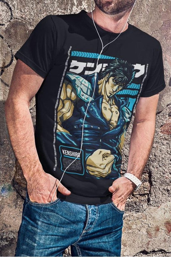 Fist of the North Star T-shirt - Hokuto No Ken - Kenshiro - Japanese Anime, Anime Manga Tee Meme Funny Gift Anime Sweatshirt