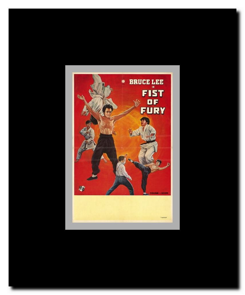 Fists of Fury Framed Movie Poster