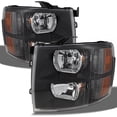 thumbnail interactive-video image 1 of Passenger Right Side Headlight Door / Headlamp Bezel For Chevy S10 Blazer & GMC S15 Jimmy 1982-1990 - Black 1 of 5