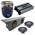 thumbnail image 1 of Fit 07-18 Jeep Wrangler JK 4 Door Alpine S-W12D2 Dual 12 Rhino Sub Box HA-A800.1, 1 of 6