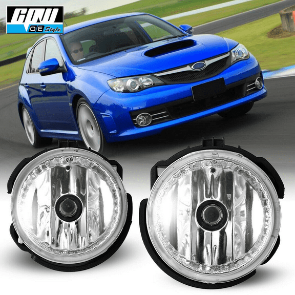 Fit 09-13 Subaru Forester 08-10 Impreza Fog Lights Bumper Lamps Clear Lens PAIR