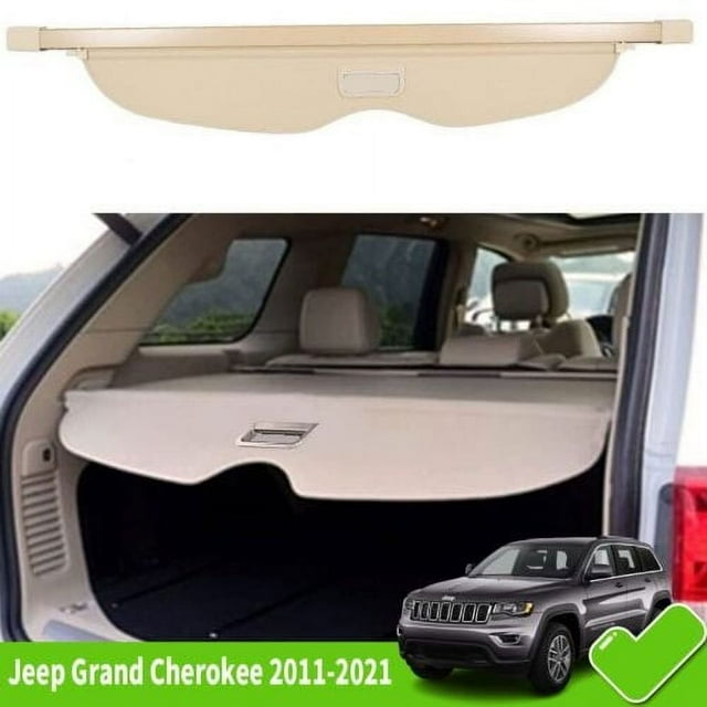 Fit 1121 Jeep Grand Cherokee Beige Retractable Cargo Cover for 2011