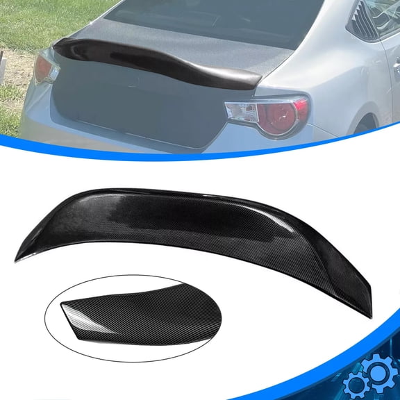 Fit 13-20 Scion FRS Su baru BRZ Carbon TRD Style Duckbill Trunk Spoiler Wing