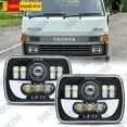 thumbnail image 1 of Fit 1982-1995 for Toyota Pickup 2PC 120W 7x6 LED Rectangle Headlight Hi-Lo H6054, 1 of 8