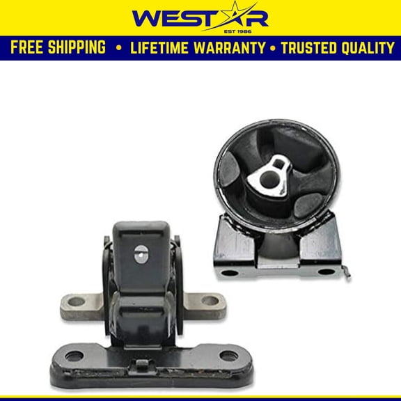 Fit 2008-2013 Chrysler 200 / Chrysler Sebring/Dodge Avenger 2.4L 2.7L 3.5L FR Motor Mount Set 2pc