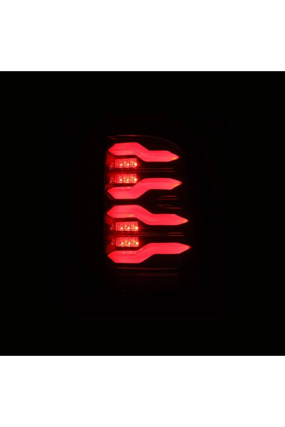 Fit 2009-2018 Dodge Ram 1500 2500 3500 LUXX-Series LED Black-Red Tail Lights