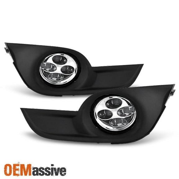 Fit 2013-2015 Altima Sedan 4 LED Bumper Fog Lights Lamps w/Switch