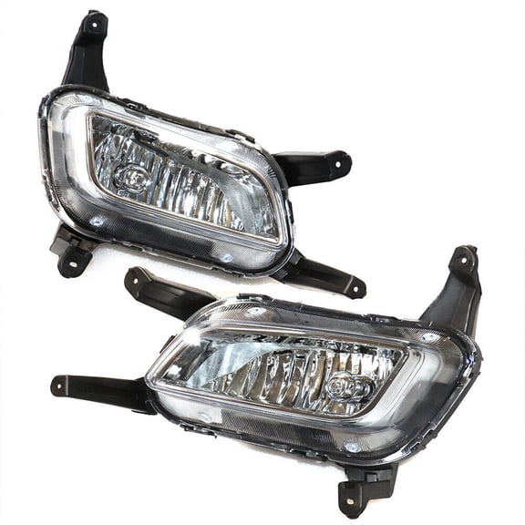 Fit 2014-2015 Kia Optima Sedan 1 Pair Fog Lights w/Bulbs Passenger & Driver Side For 2014 2015 Kia Optima Sedan Fog Lights Lamps Passenger & Driver Side 1 pair Car Front Bumper Left+Right Assembly Set