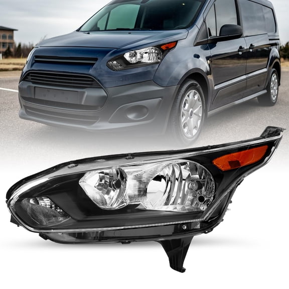 Fit 2014-2018 Ford Transit Connect Driver Side Halogen Headlight Headlamp