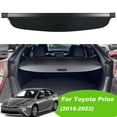 thumbnail image 1 of Fit 2016-2019 Toyota Prius Retractable Cargo Cover For 2016 2017 2018 2019 Toyota Prius SUV Accessory Rear Trunk Privacy Shade, Black, 1 of 7