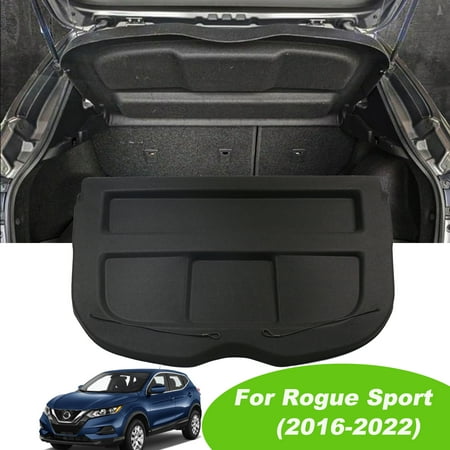 Fit 2016-2022 Nissan Rogue Sport Non-Retractable Cargo Cover For 2016 2017 2018 2019 2020 2021 2022 Nissan Rogue Sport SUV Accessory Rear Trunk Privacy Shade, Black