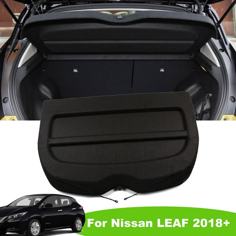 Fit 2018-2024 Nissan Leaf Non-retractable Parcel Shelf Cover for 2018 2019  2020 2021 2022 2023 2024 Nissan Leaf Hatchback Accessories Rear Trunk Board  Security Shield Shade Cover, Black 