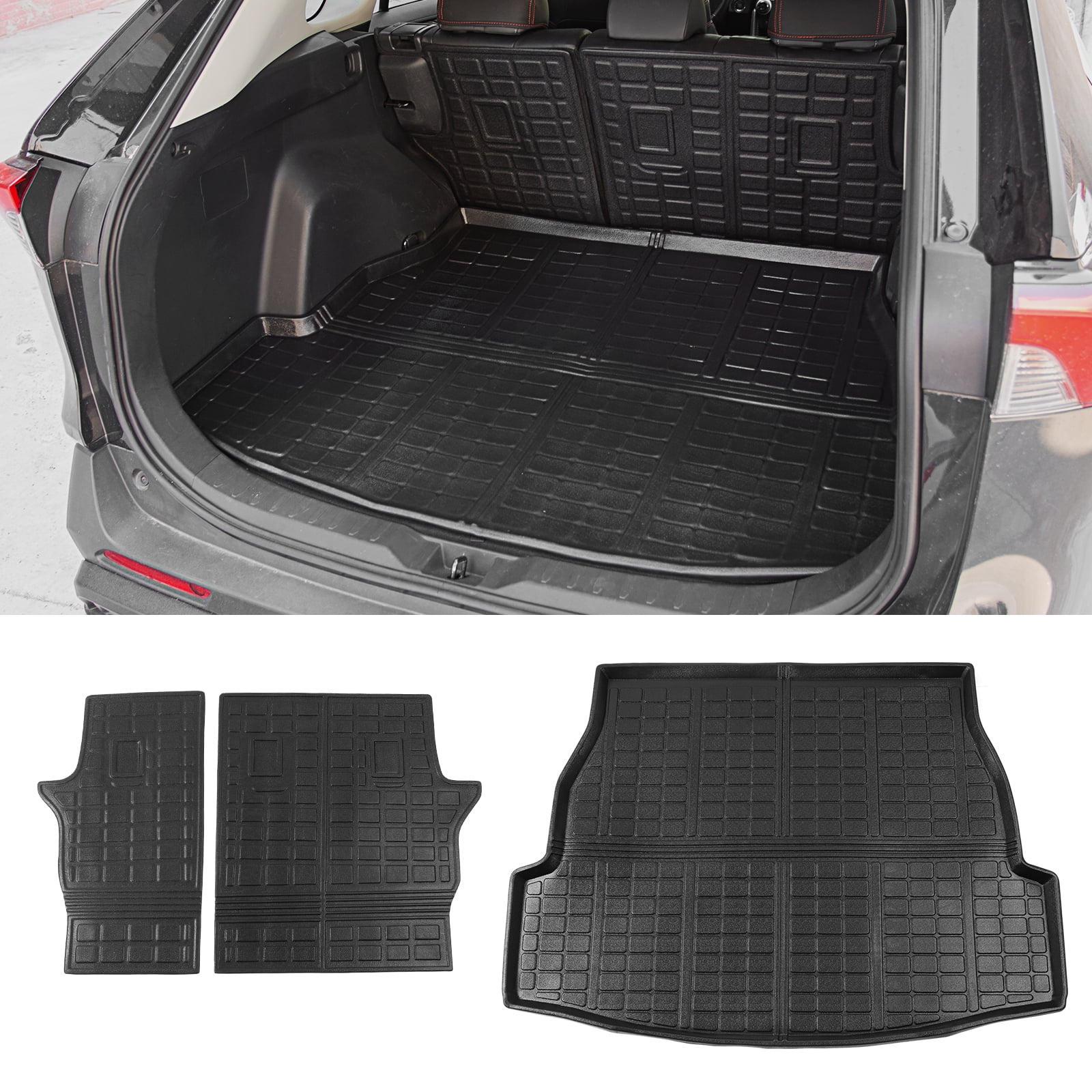 Fit 20192023 Toyota Rav4 Trunk Mat TPE Cargo Liner All Weather Rear