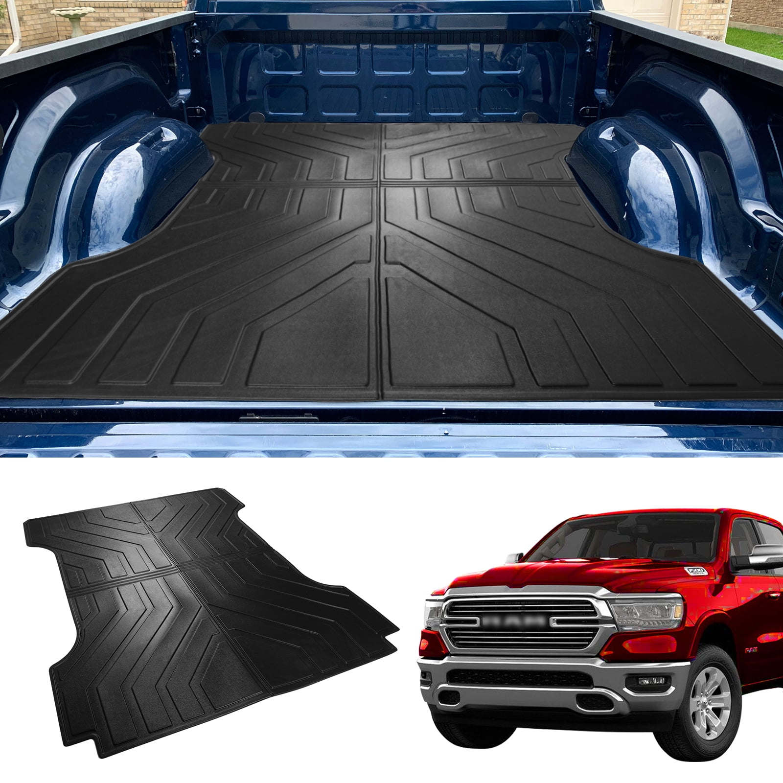 Fit 20192024 Dodge Ram 1500 6.5 Ft Truck Bed Liner Cargo Liners 6.5 Ft Long Bed Liner Ram 1500