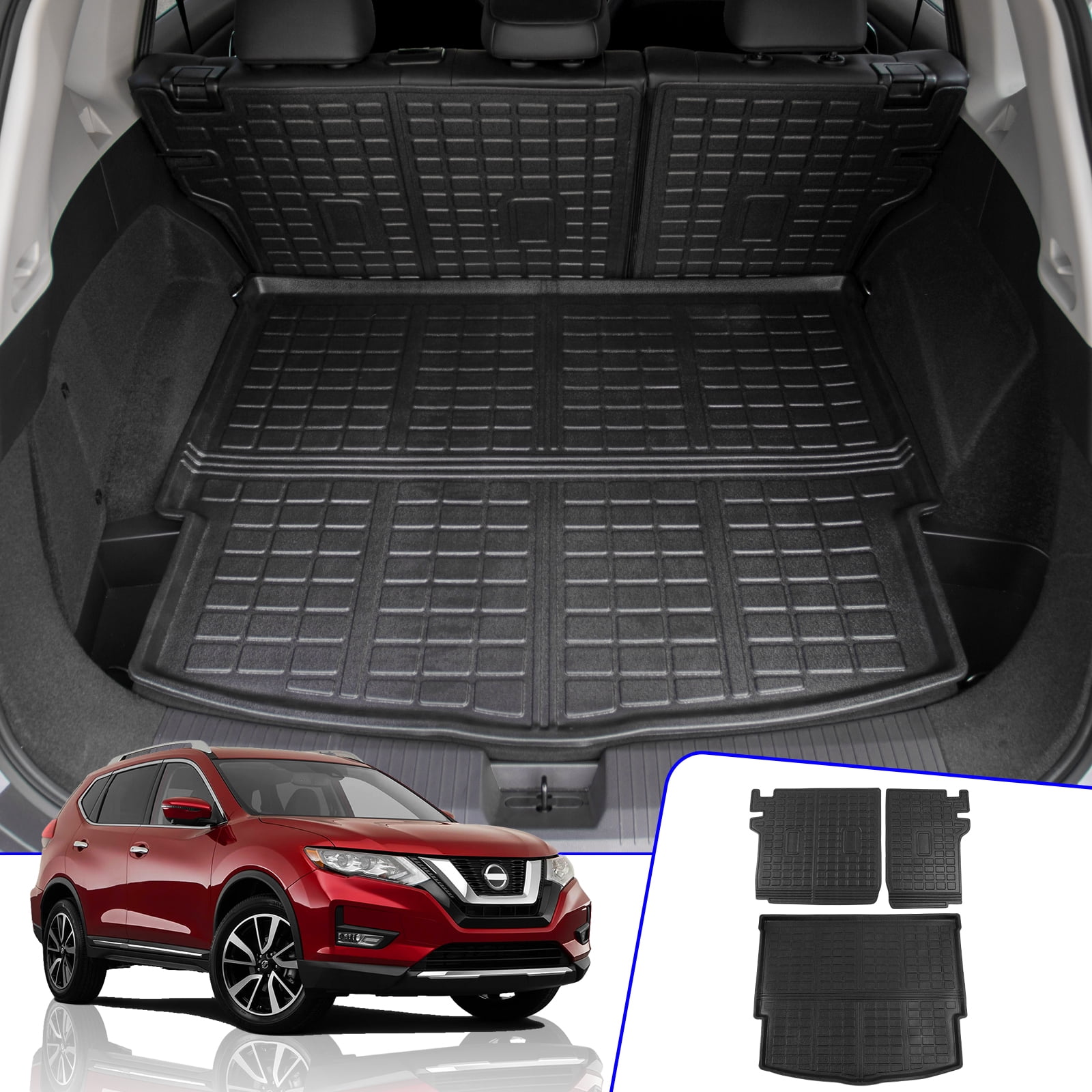 Fit 2021 2022 2023 Nissan Rogue Rear Trunk Mat Cargo Liner Back Seat