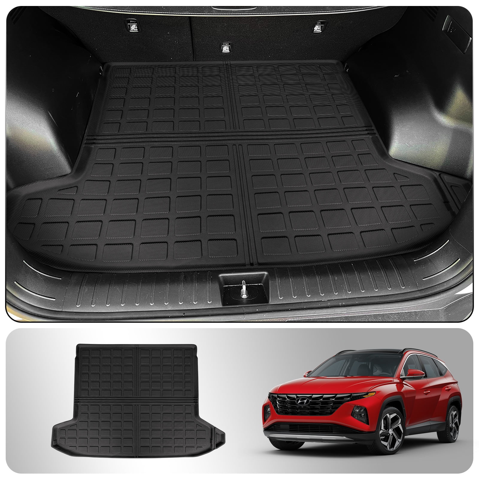 Fit 20222024 Hyundai Tucson Trunk Mat Cargo Liner Trunk Liner 2023